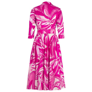 Aster Dress Pucciesque Africani Pink