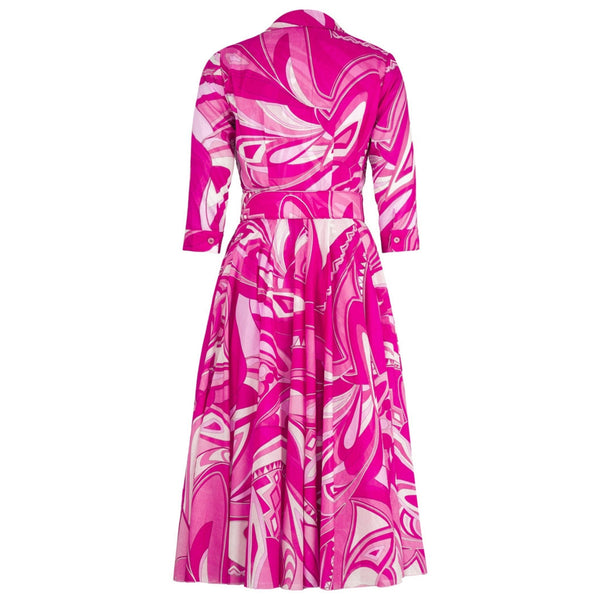 Aster Dress Pucciesque Africani Pink