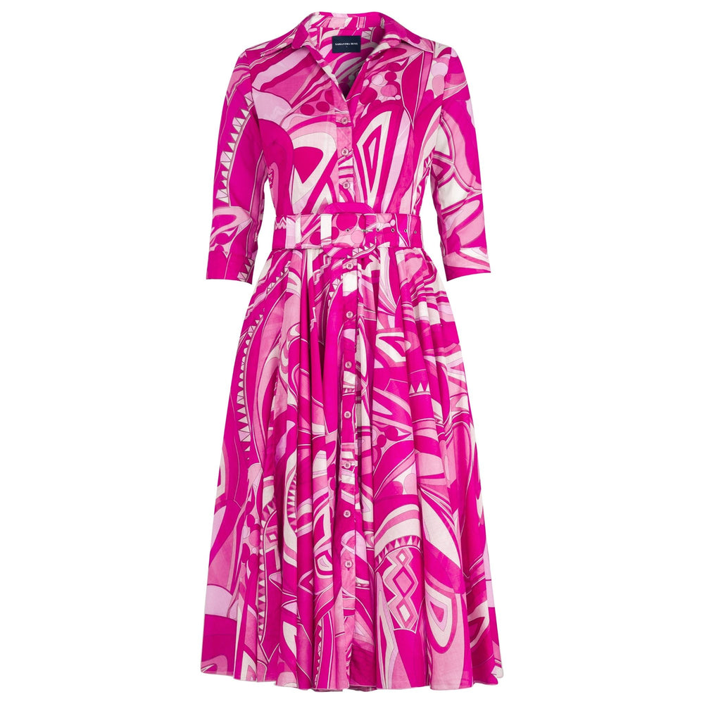Aster Dress Pucciesque Africani Pink