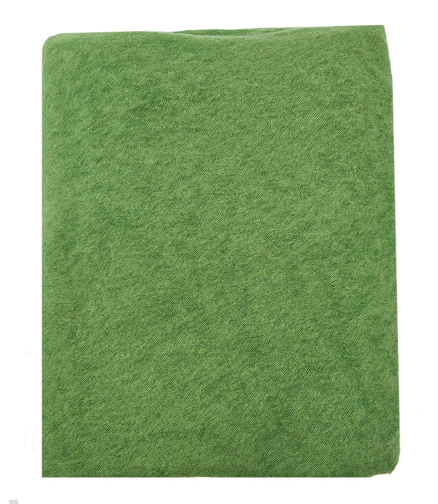 Botto Giuseppe Large Grass Green Cashmere Plain Stole