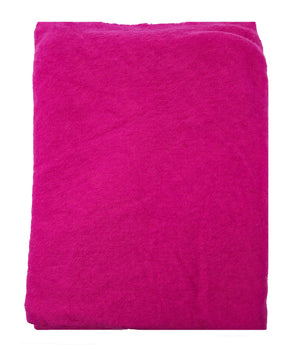 A lightweight, rectangular scarf with soft texture and raw edges, draped to show length and fluidity