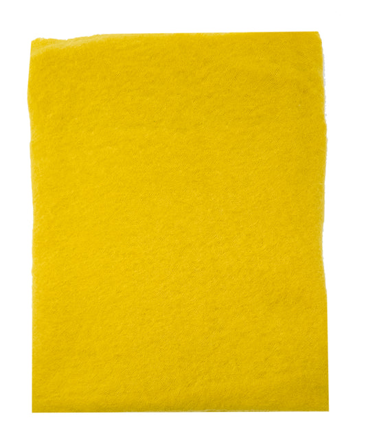 Botto Giuseppe Yellow Large Cashmere Plain Stole