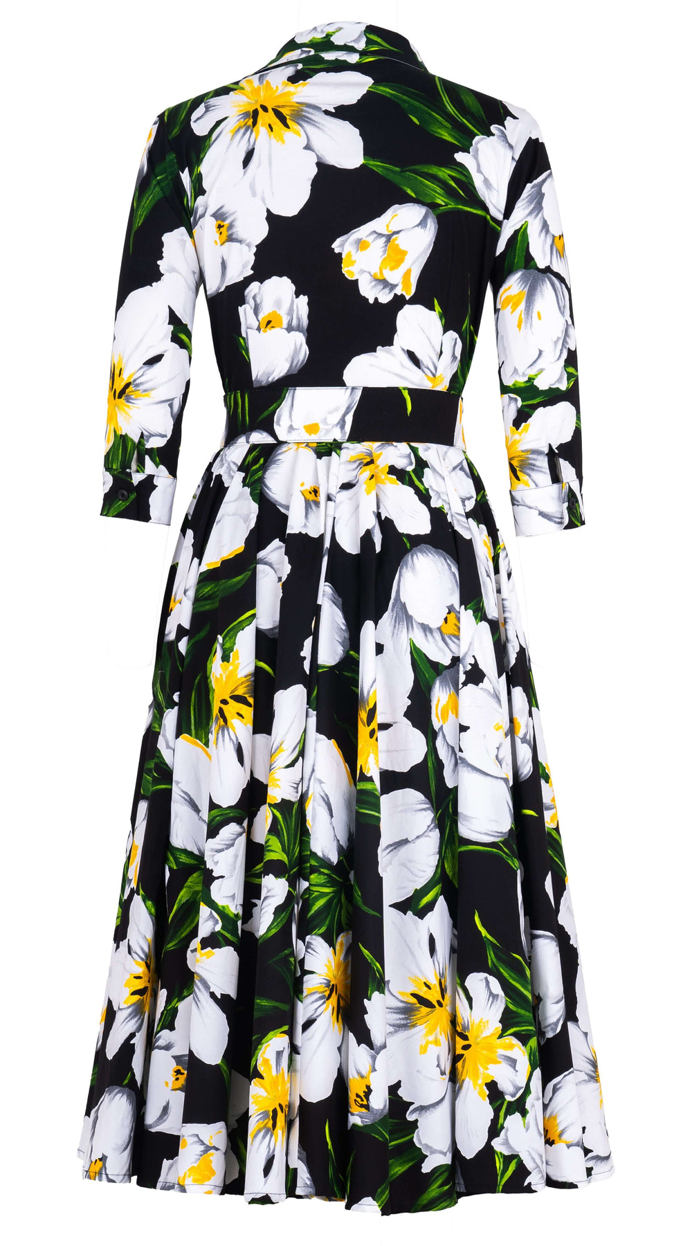 Abelia Dress Black  Midi Dress