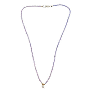 Faceted Gemstone Lavender Amethyst Chocker