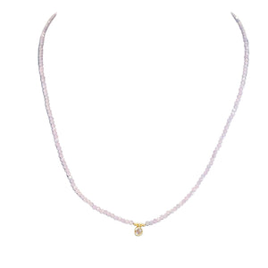 Faceted Gemstone Lavender Amethyst Chocker