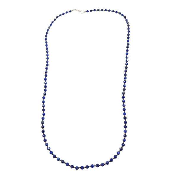 Faceted Lapis Necklace