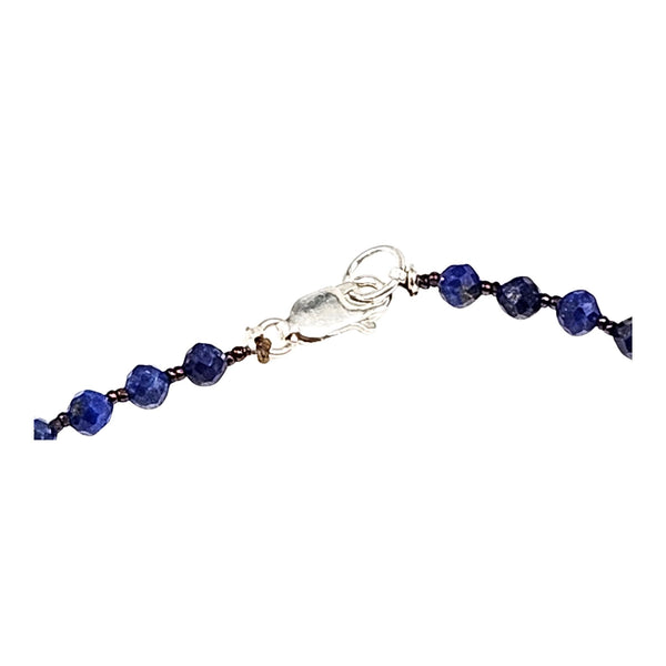 Faceted Lapis Necklace