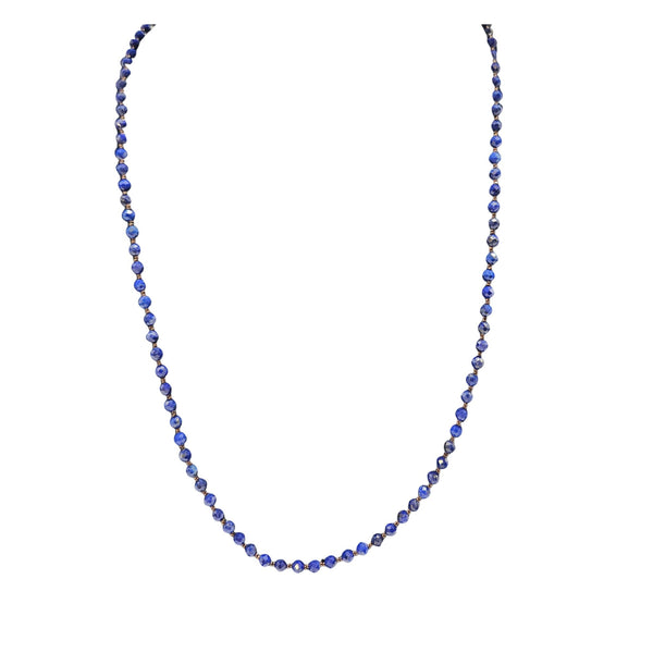 Faceted Lapis Necklace