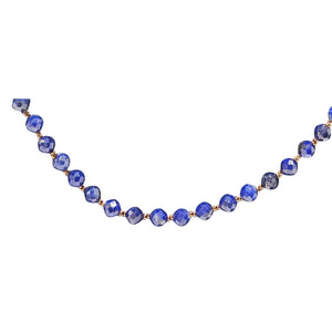 Faceted Lapis Necklace