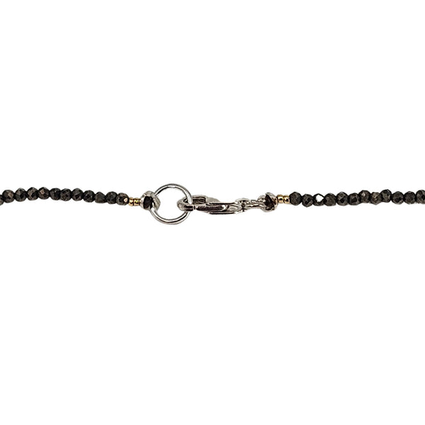 Hematite Micro Bead Moon Choker
