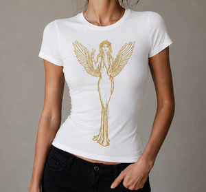 (Pre-Order) Madison Maison White Angel Hand peace sign