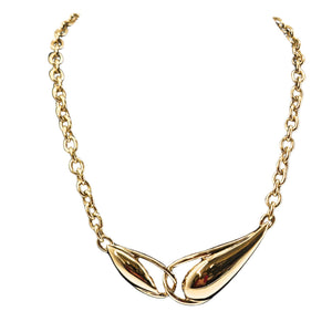 Vintage 1940s Goldtone Collar Necklace
