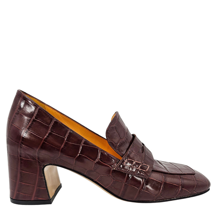 Leopard Venezia Platform Heel Shoe Pony Hair Madison Maison