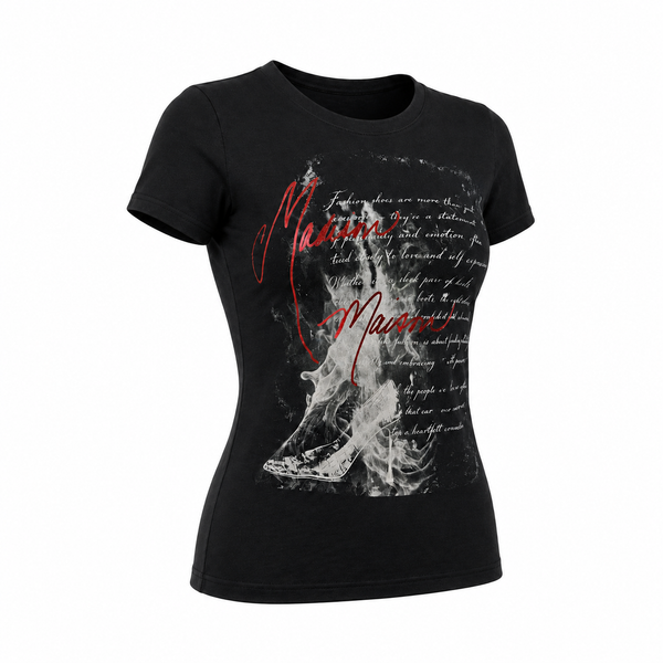 Madison Maison x On/Off Essentials Croc Shoe Black T-Shirt