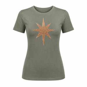 Madison Maison x On/Off Essentials Khaki/Copper Plain Star T-Shirt