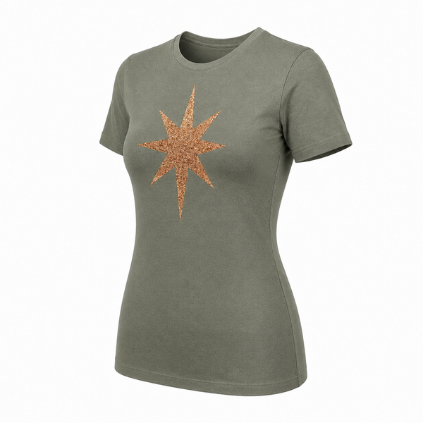 Madison Maison x On/Off Essentials Khaki/Copper Plain Star T-Shirt