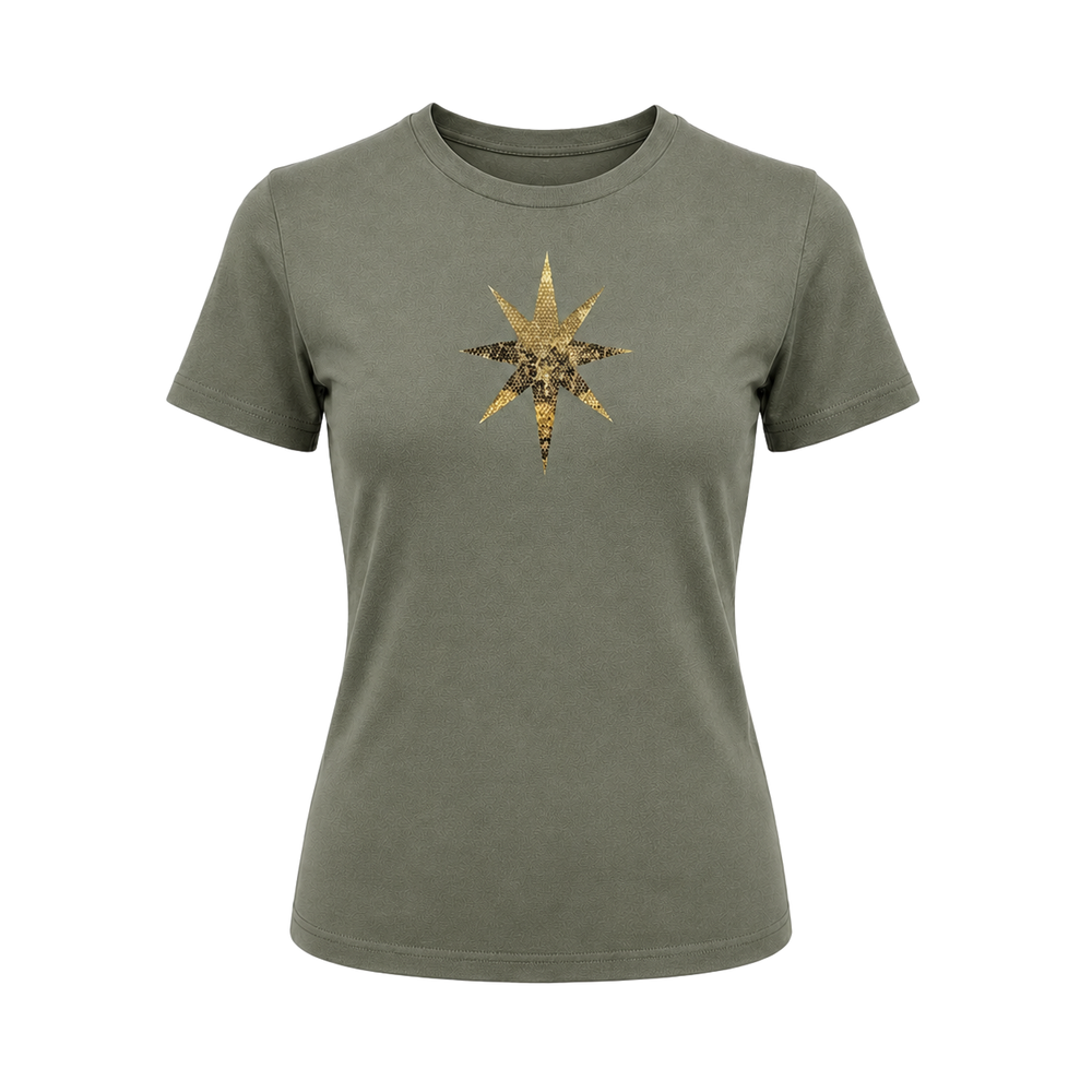 Madison Maison x On/Off Essentials Evil Eye Khaki T-Shirt