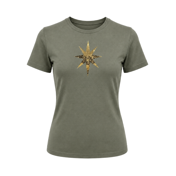 Madison Maison x On/Off Essentials Evil Eye Khaki T-Shirt