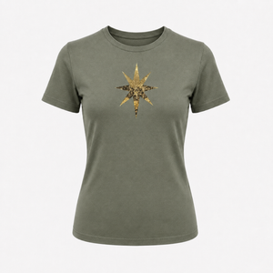 Madison Maison x On/Off Essentials Evil Eye Khaki T-Shirt