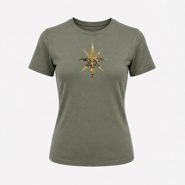 Madison Maison x On/Off Essentials Evil Eye Khaki T-Shirt