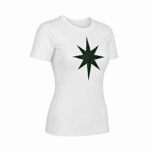 Madison Maison x On/Off Essentials White/Emerald Plain Star T-Shirt