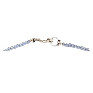 Pale VIolet Blue  Charm Necklace