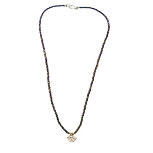 Rainbow Pyrite Kiss Necklace