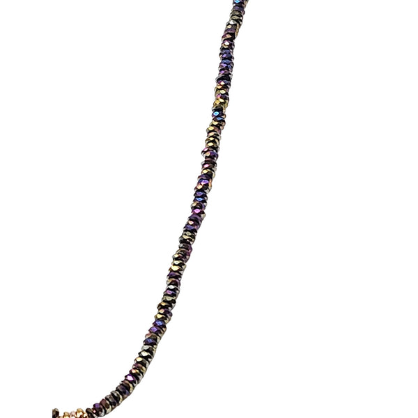 Rainbow Pyrite Kiss Necklace