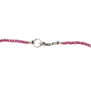 Ruby Mary Pendant Necklace