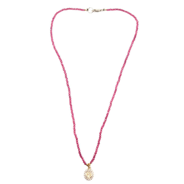 Ruby Mary Pendant Necklace