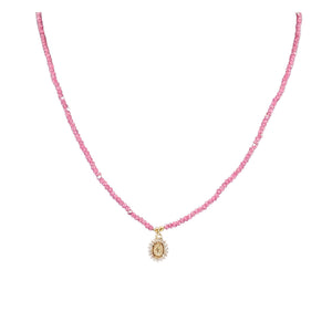 Ruby Mary Pendant Necklace