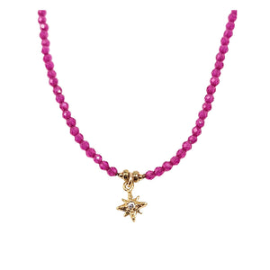 Ruby Star Necklace