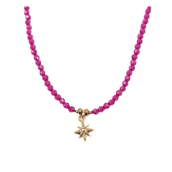 Ruby Star Necklace
