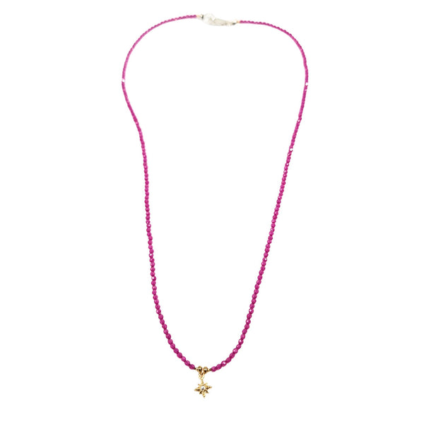 Ruby Star Necklace