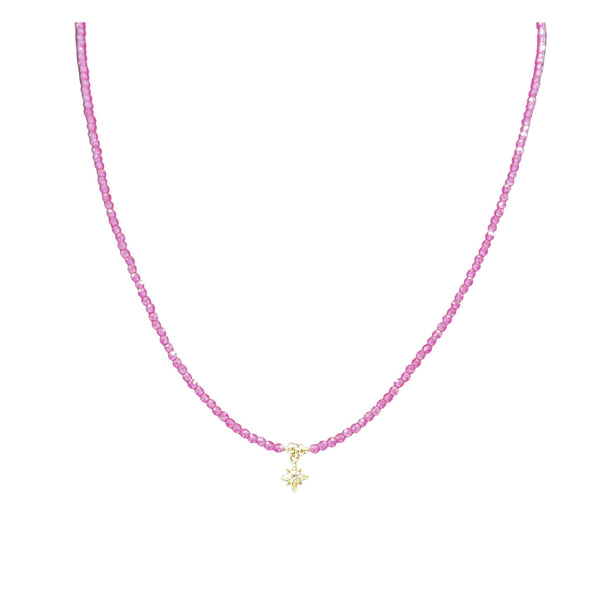 Ruby Star Necklace