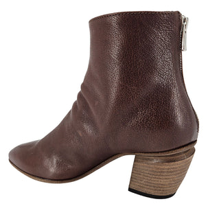 Severine/008 Brown Leather Ankle Boot