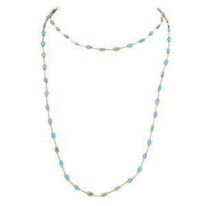 Turquoise Bead Necklace