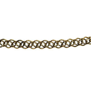 Vintage 1970s Chain Hippie Boho Goldtone Hip Belt