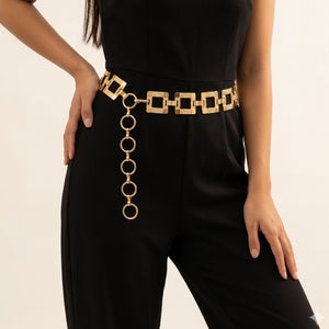 Vintage Gold Chain Hip & Waist Belt