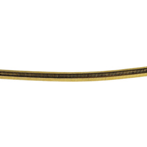 Vintage 1960s–70s Gold-Tone Stretch Snake Belt