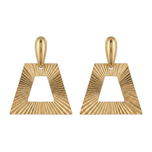 Madison Beverly Hills Vintage 1960 Geometric Clip-On Earrings