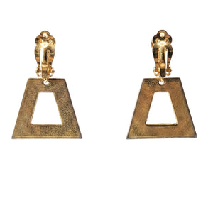 Madison Beverly Hills Vintage 1960 Geometric Clip-On Earrings