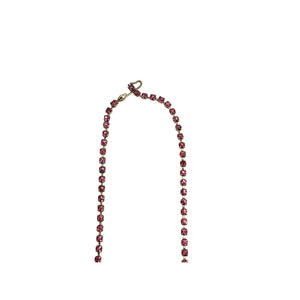 Vintage 1950s Pink Givré Rhinestone Choker