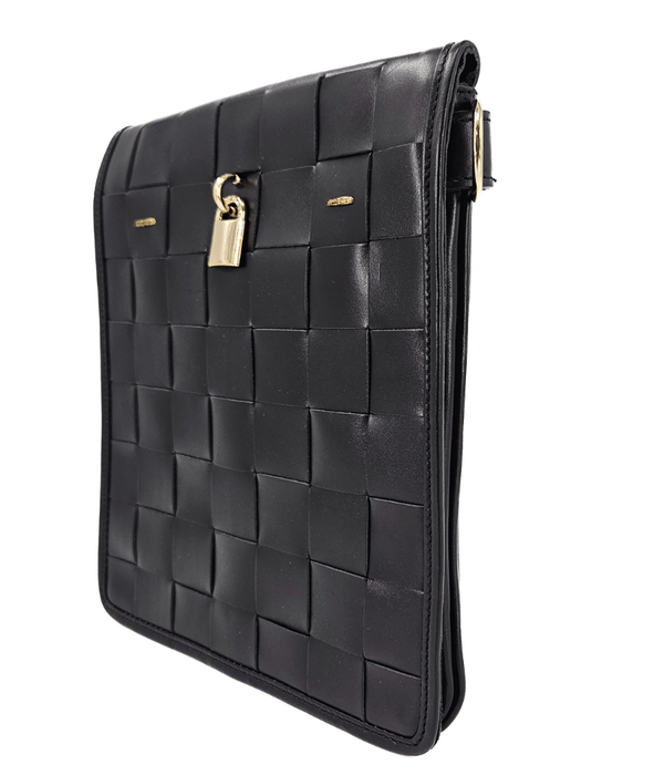 Luxury leather handbags, 100% handmade in Italy, featuring a signature center lock and elegant designs by Madison of Beverly Hills.