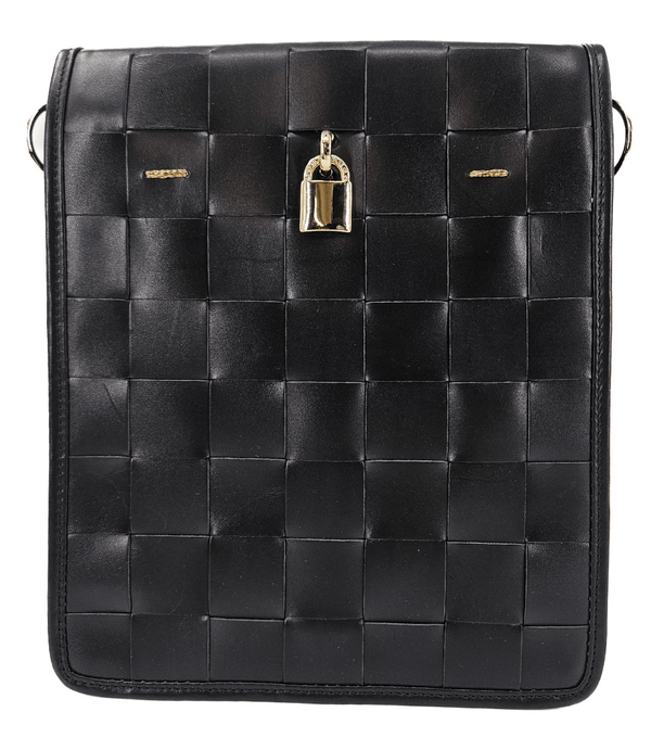 Luxury leather handbags, 100% handmade in Italy, featuring a signature center lock and elegant designs by Madison of Beverly Hills.