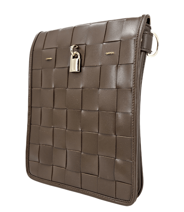 Luxury leather handbags, 100% handmade in Italy, featuring a signature center lock and elegant designs by Madison of Beverly Hills.