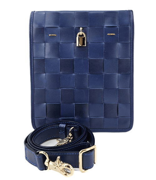 Luxury leather handbags, 100% handmade in Italy, featuring a signature center lock and elegant designs by Madison of Beverly Hills.