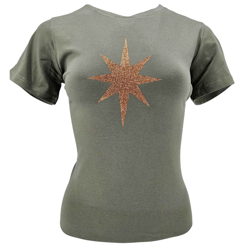 Madison Maison x On/Off Essentials Khaki/Copper Plain Star T-Shirt