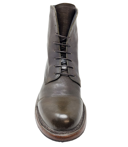 Moma Army Green Lace Up Boot
