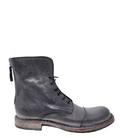 Moma Grey Lace Up Boot